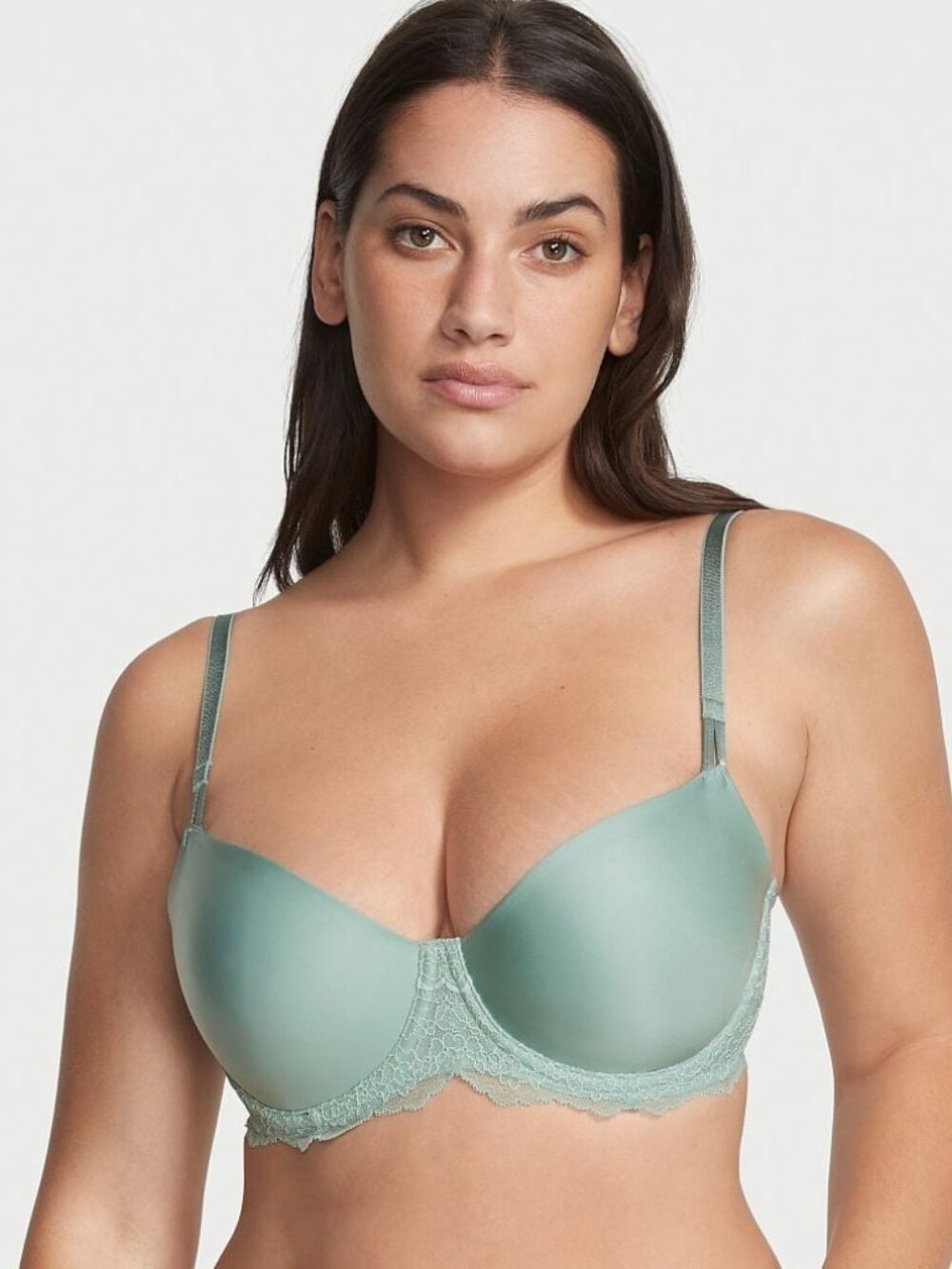 34DDD Victoria Secret Dream Angels Unlined Push Up Without Padding Bra Sage nwt - Picture 1 of 8